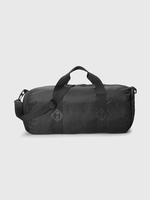 Black sports bag with logo detail - 2