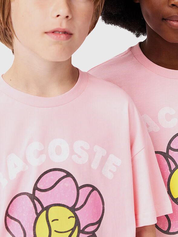 Unisex T-shirt with floral print - 4