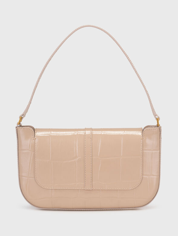 MIRANDA croco embossed leather shoulder bag - 2