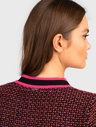 Wool blend cardigan  - 4