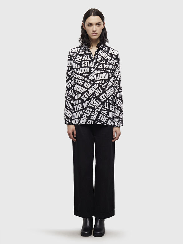 Shirt with monogram logo print - 2