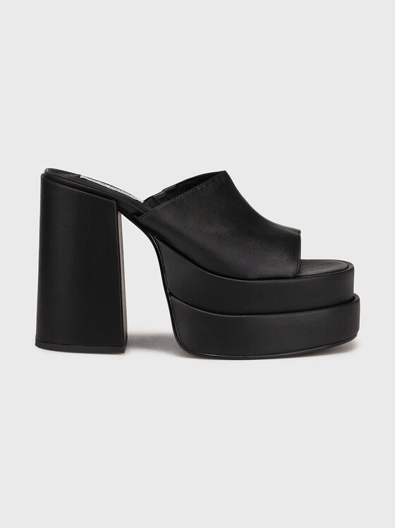 CAGEY black heeled sandals - 1