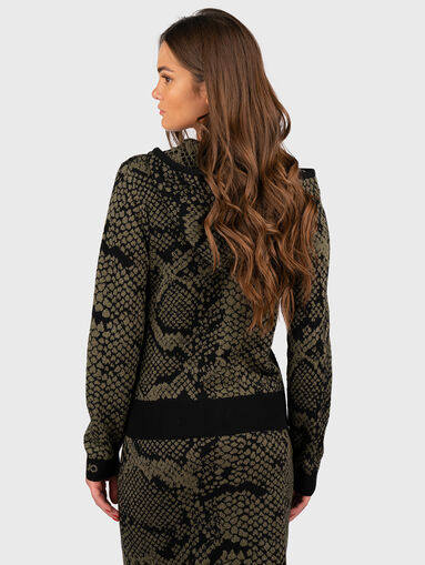 Hooded zip cardigan  - 3
