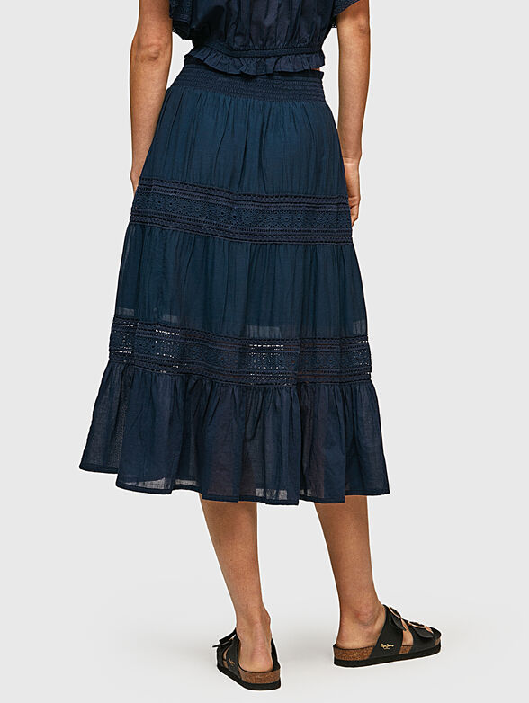 PELIA cotton blue skirt - 2