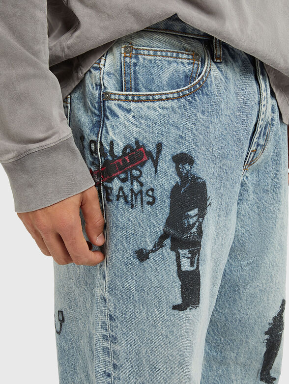 CARPENTER jeans with accent print - 3