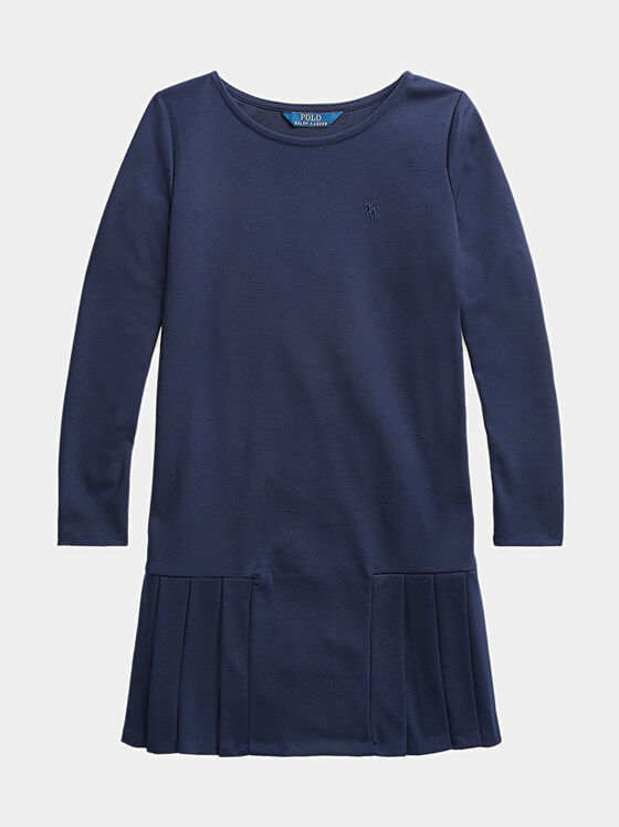 Dress with embroidered logo - 1