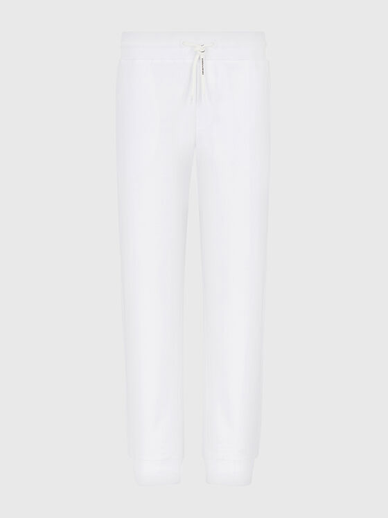 Pantaloni sport albi - 1