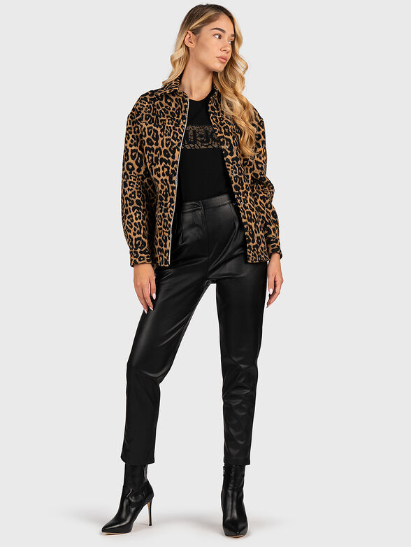 Cotton blend overshirt jacket - 6