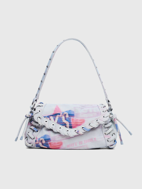Small denim bag with print - 1