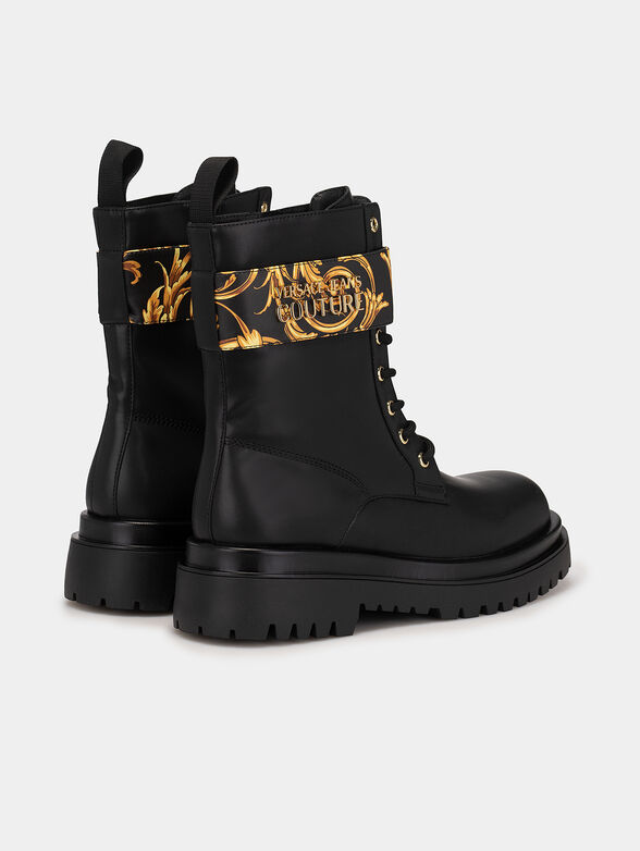 FONDO DREW ankle boots with accent baroque print - 3