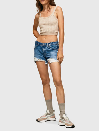 THRASHER denim shorts - 5