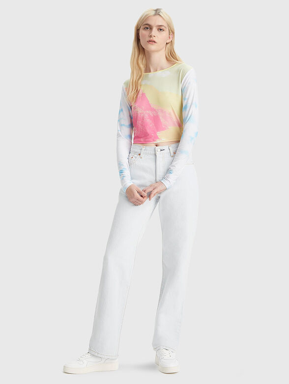CALIFORNIA blouse with multicoloured print - 3