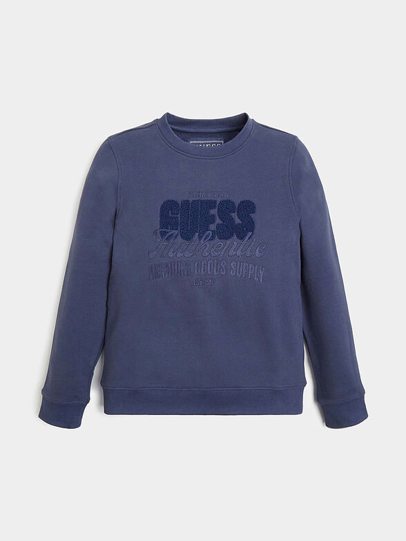 Sweatshirt with logo accent - 1