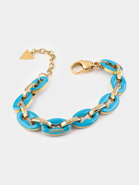 POP LINKS bracelet with blue accents - 1