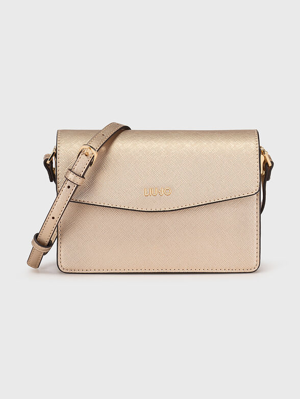 Black crossbody bag with logo detail - 1
