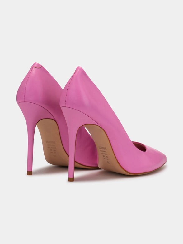 Heeled shoes in beige color - 3