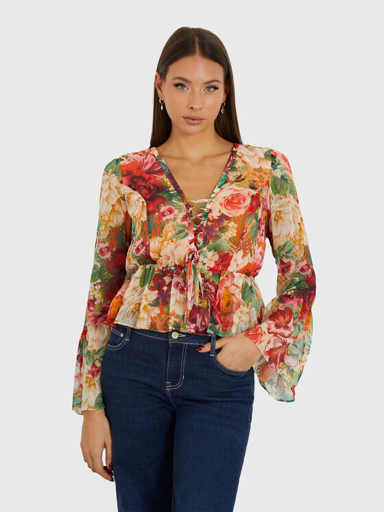 DEMI floral print blouse - 1