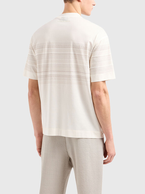 Striped crew neck T-shirt - 3