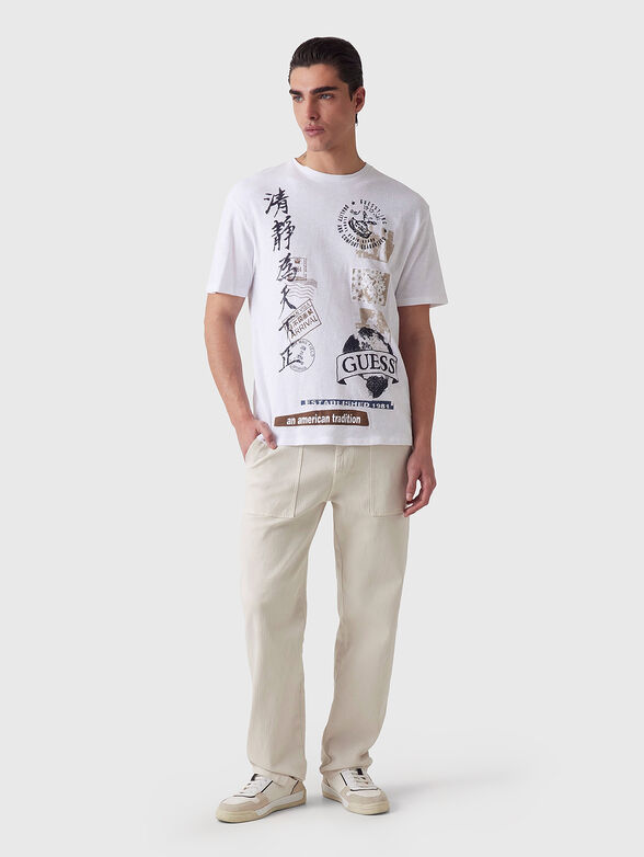 T-shirt with contrast print - 2