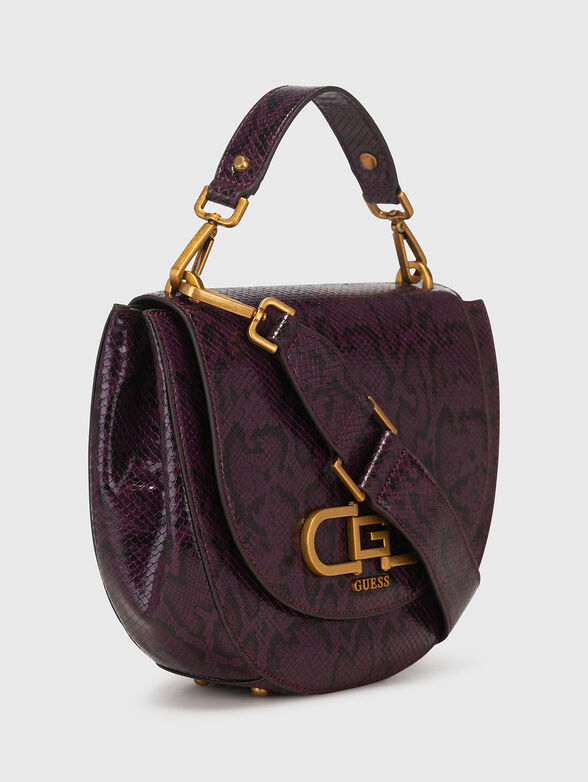 Crossbody bag with gold logo detail - 4