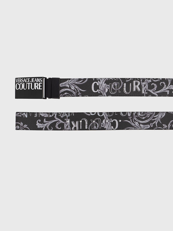 Reversible belt with logo buckle - 4