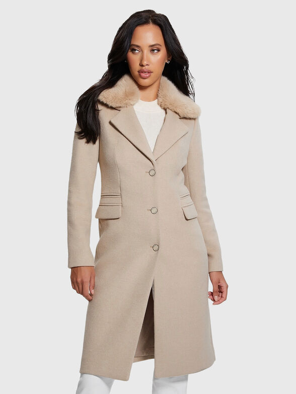 NEW LAURENCE wool-blend coat - 1