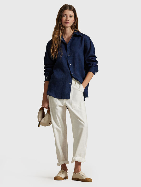 Oversized linen shirt - 2