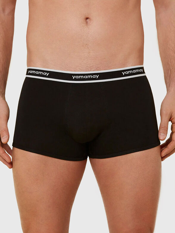 NEW FASHION COLOR black trunks - 1