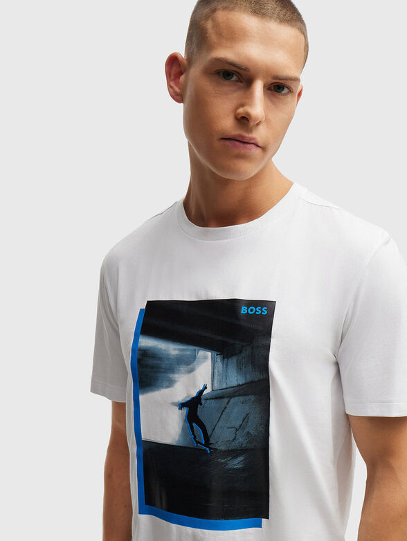 Printed cotton T-shirt - 4