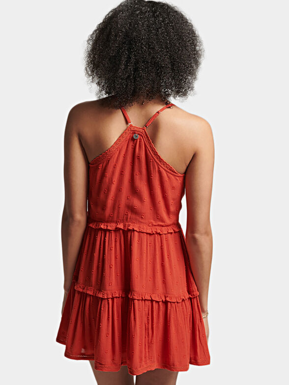 Mini dress with embroidery - 2