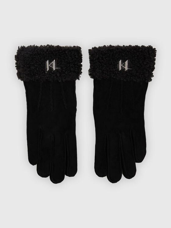 Gloves in black color - 1