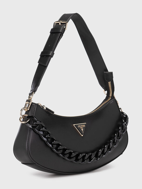 CORINA black bag with accent chain - 3