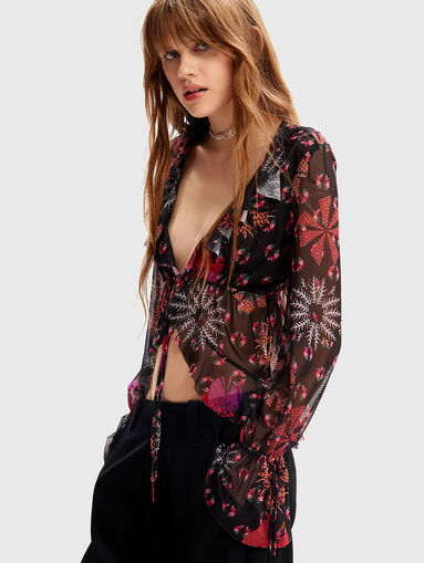LUA tulle blouse - 4