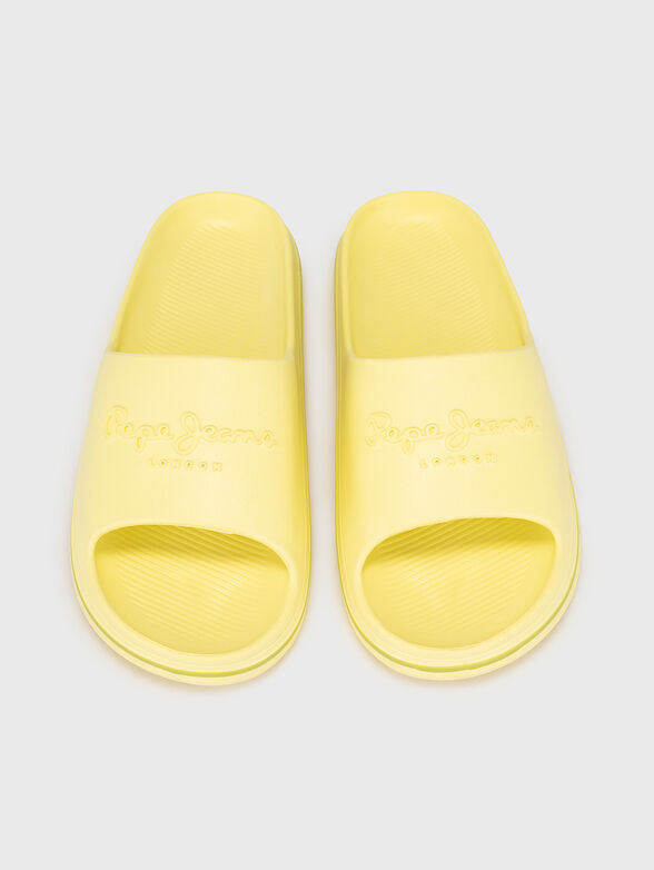 Beach slippers with logo accent - 6