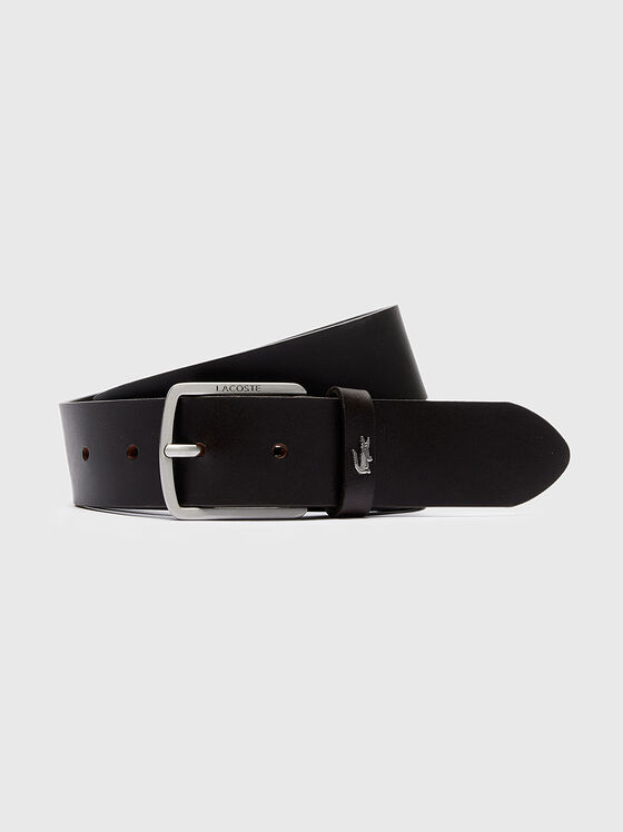 Curea din piele cu logo - 1