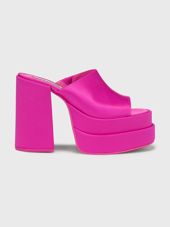 CAGEY black heeled sandals - 1