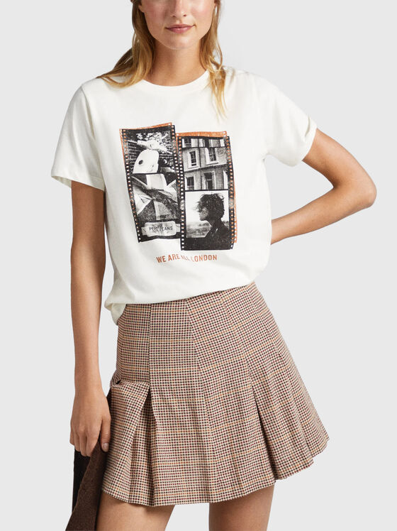 Tricou din bumbac CHELSEA cu imprimeu artistic - 1