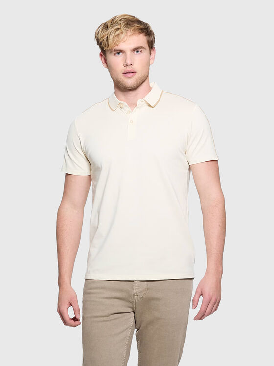Tricou polo din bumbac cu detalii - 1