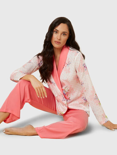 DAPHNE two-piece pyjamas with buttons  - 3