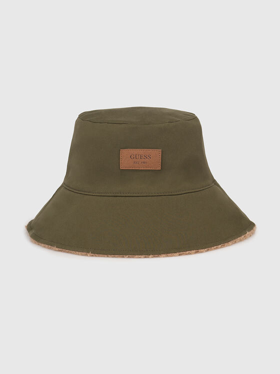 Double-faced hat type with logo patch - 1