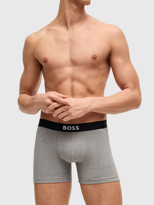 Set of three pairs of boxers with logo detail - 4