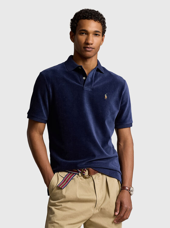 Ribbed polo shirt  - 1