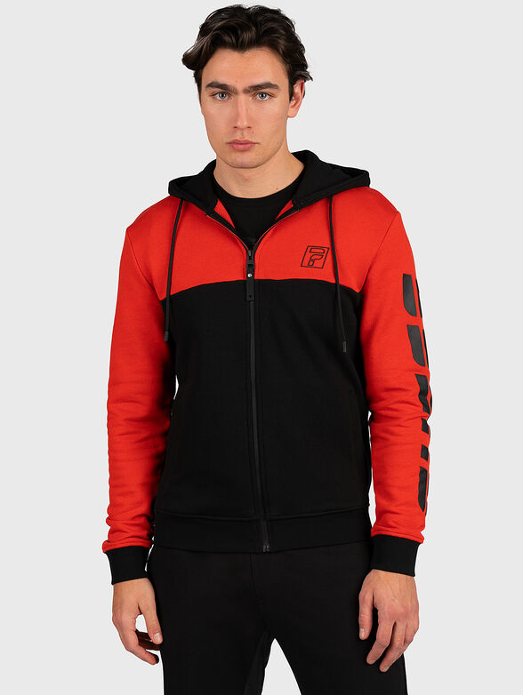 DERRICK sweatshirt with hood and zip - 1