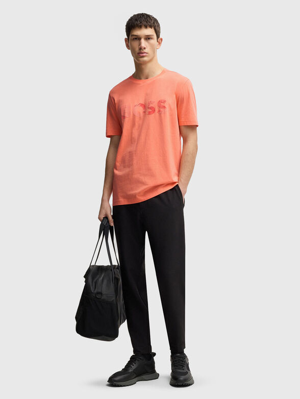 Cotton T-shirt with logo print - 2