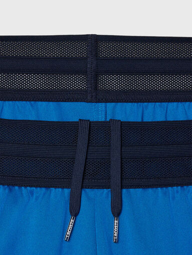 Tennis shorts with logo embroidery - 3