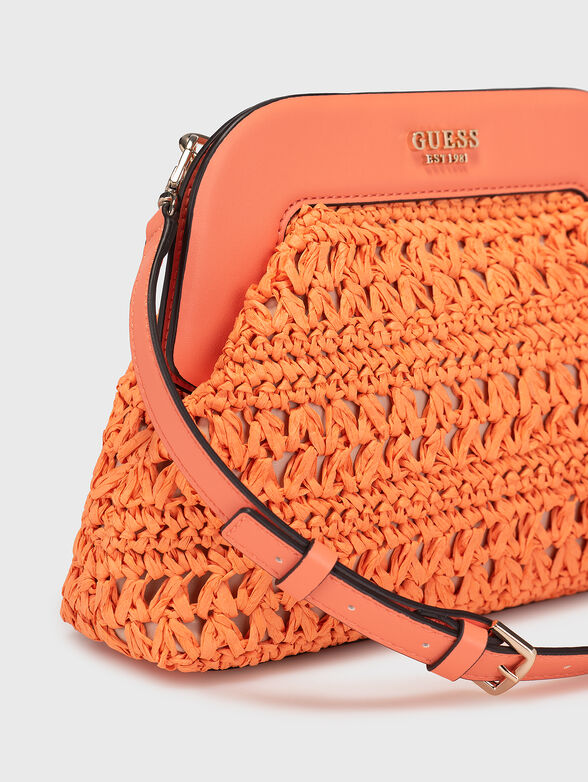 LIGURIA clutch with knitted texture - 5