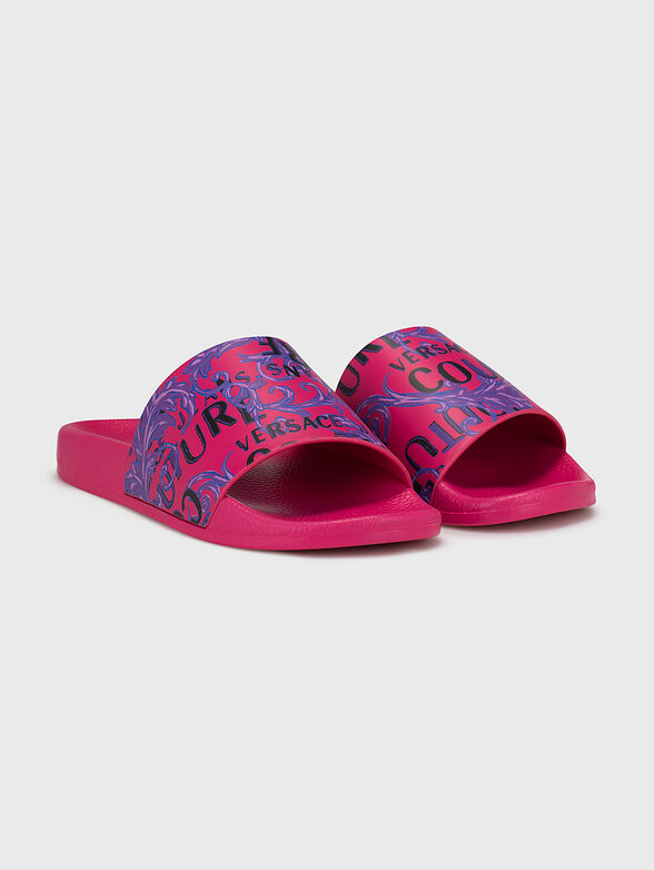 FONDO SHELLY slippers with logo motif - 2