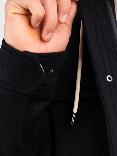 Soft wool jacket with hood - 5