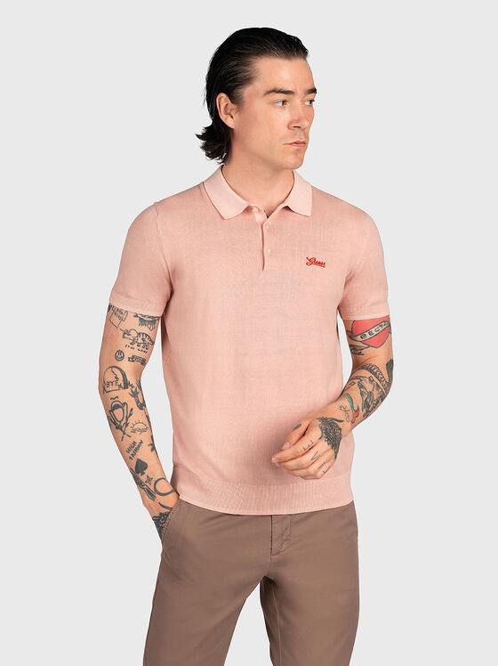 TONY knitted cotton polo-shirt  - 1