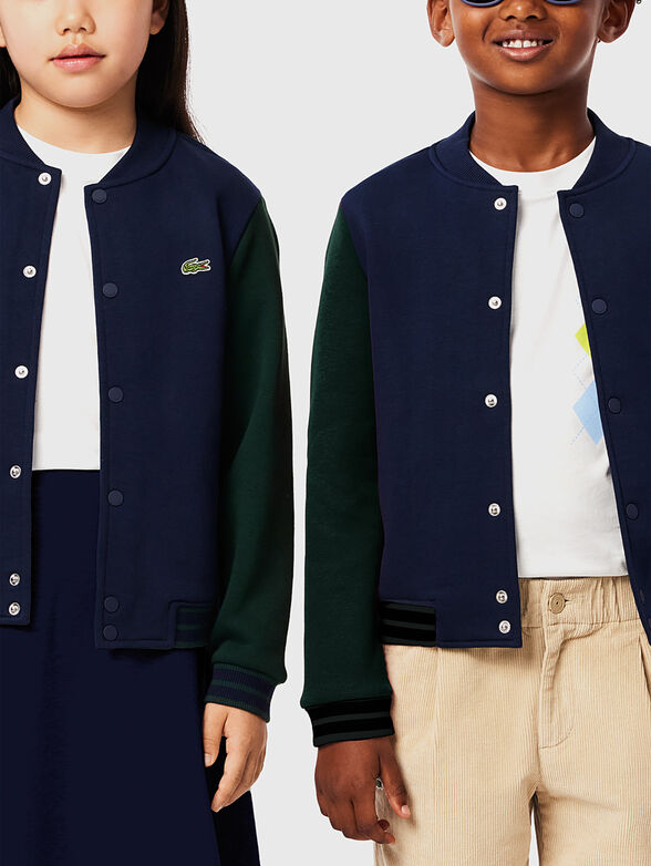 Unisex jacket in navy blue - 1